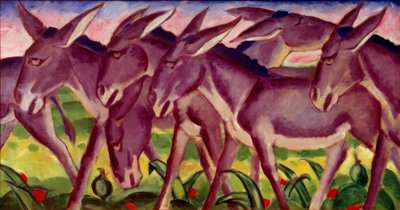 Frise des ânes - Franz Marc
