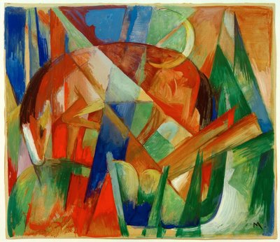 Créature fabuleuse II (Cheval) - Franz Marc