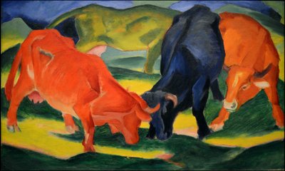 Vaches combattantes, 1911 - Franz Marc