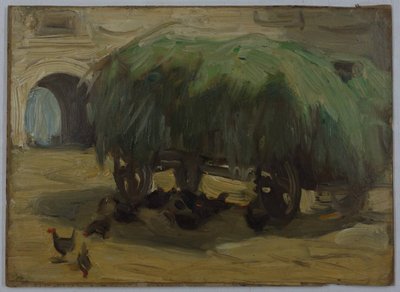 Chariot de foin - Franz Marc