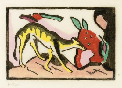Animal mythique - Franz Marc