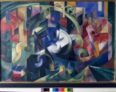 Peinture avec des bœufs - Franz Marc