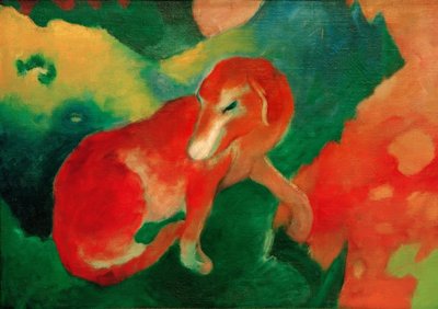 Chien rouge - Franz Marc