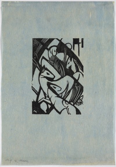 Petits chevaux sautants - Franz Marc