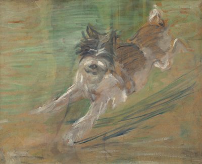 Chien sautant « Schlick » - Franz Marc