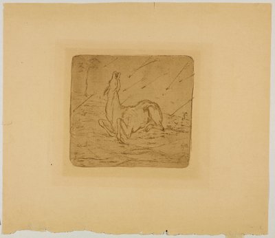 Cerf mourant - Franz Marc