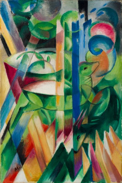 Les Petits Chèvres de Montagne - Franz Marc