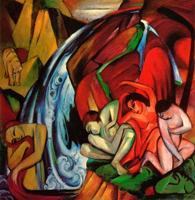 La Cascade - Franz Marc