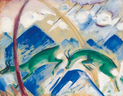 Le chamois, 1911 - Franz Marc
