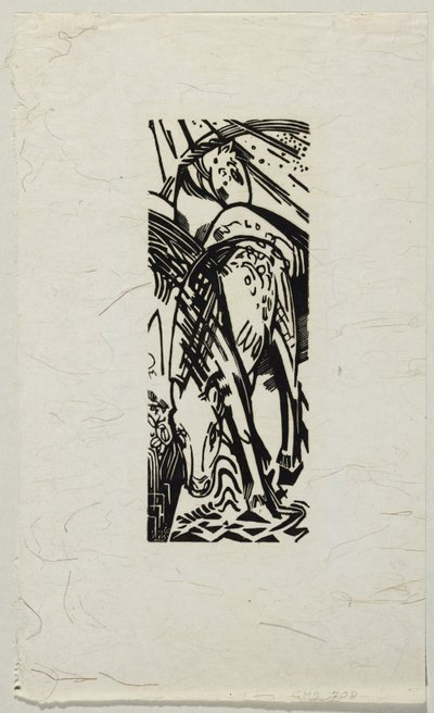 Cheval buvant - Franz Marc