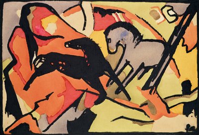 Deux chevaux, 1911-12 - Franz Marc