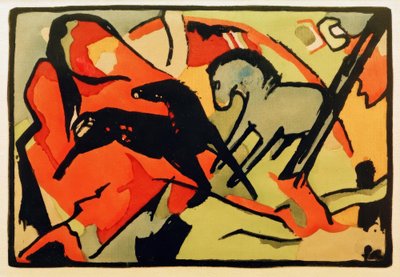 Deux chevaux - Franz Marc