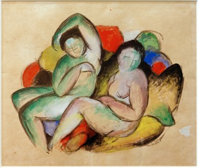 Deux nus féminins - Franz Marc