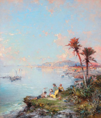 Vue de Monaco - Franz Richard Unterberger