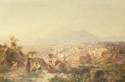 Vue de Pompéi - Franz Richard Unterberger