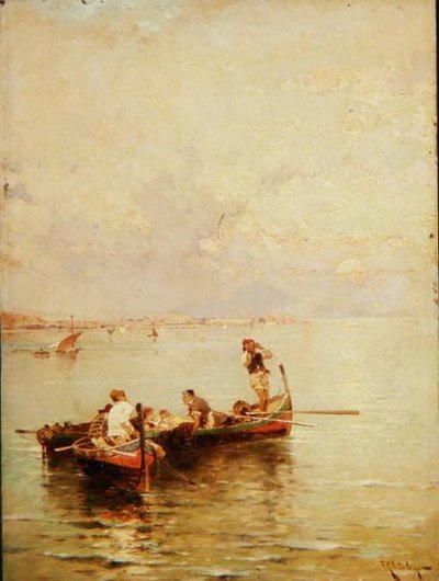 Paysage lacustre - Franz Richard Unterberger