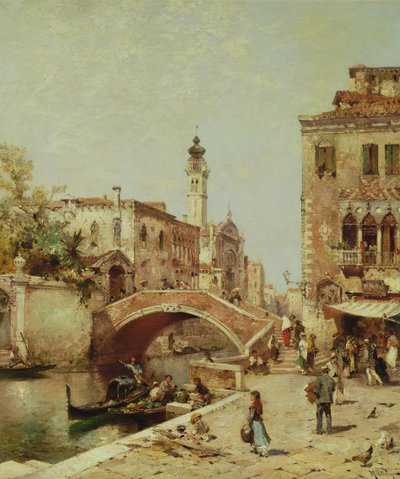 Canal Santa Catarina, Venise - Franz Richard Unterberger