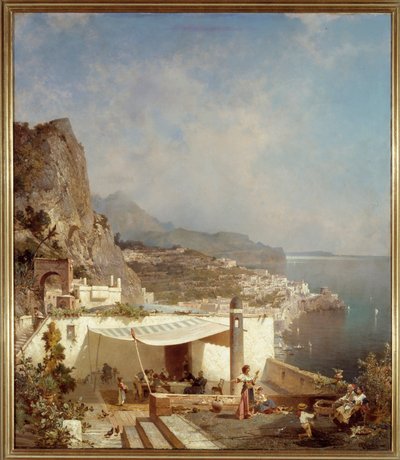 La baie de Naples - Franz Richard Unterberger