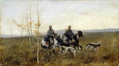 Les chasseurs - Franz Roubaud