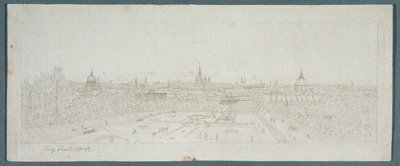 Vue de Vienne depuis le château de Belvédère - Franz Schmied