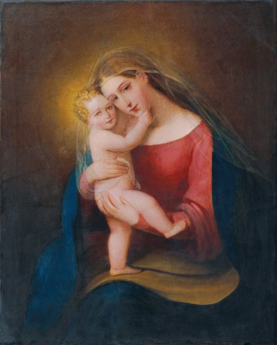 Madone avec enfant - Franz Schrotzberg