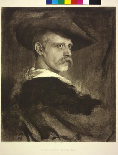 Fridtjof Nansen, peinture de Franz von Lenbach - Franz Seraph von Lenbach