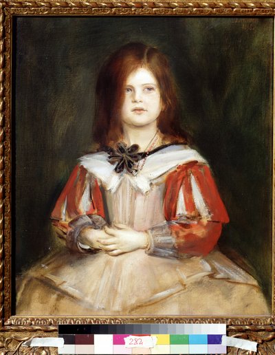 Portrait de Gabriella Lenbach. Peinture de Franz von Lenbach - Franz Seraph von Lenbach