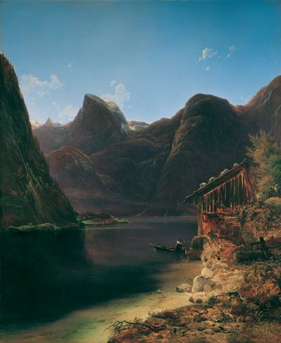 Le lac de Hallstatt - Franz Steinfeld