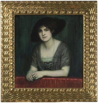 Marie avec un chapeau sombre - Franz Stuck Ritter von