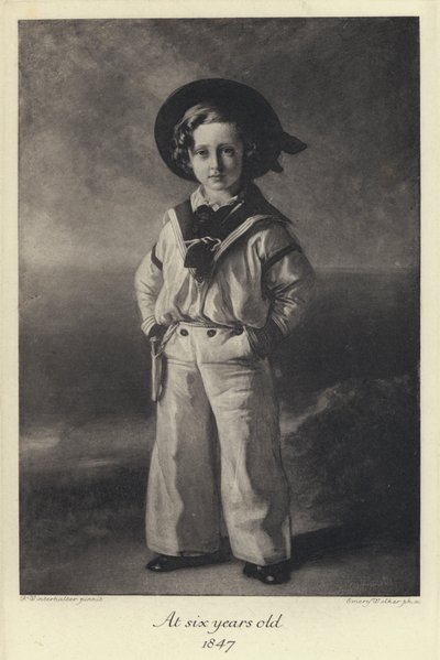 Le roi Édouard VII enfant, âgé de six ans - Franz Xaver  Winterhalter (after)