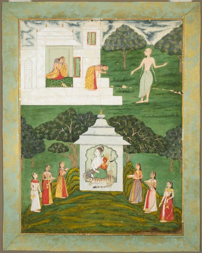 Adoration de Shiva - Franz Xaver Habermann