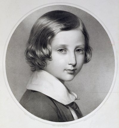 Albert, Prince de Galles (1841-1910), gravé par Thomas Fairland, publié par M. et N. Hanhart, 1852 (lithographie) - Franz Xaver Winterhalter