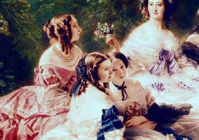 Impératrice Eugénie (1826-1920) et ses dames d