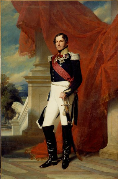 Portrait en pied de Léopold Ier (1790-1865), roi des Belges - Franz Xaver Winterhalter