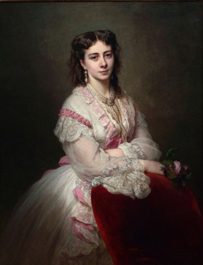 Portrait de la Comtesse Maria Branicka 1843-1918, née Princesse Sapieha, 1865 - Franz Xaver Winterhalter
