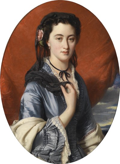 Portrait de la comtesse Varvara Musina-Pushkina 1832-1885, 1864 - Franz Xaver Winterhalter