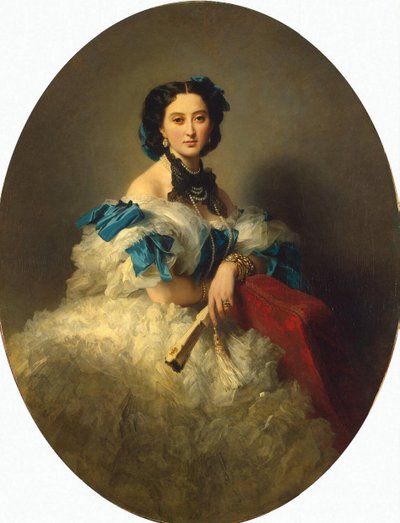 Portrait de la comtesse Varvara Musina-Pushkina, après 1857 - Franz Xaver Winterhalter