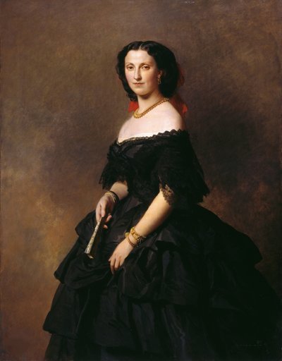 Portrait de la duchesse Elizaveta Alexandrovna Baryatinskaya, née princesse Chernysheva - Franz Xaver Winterhalter