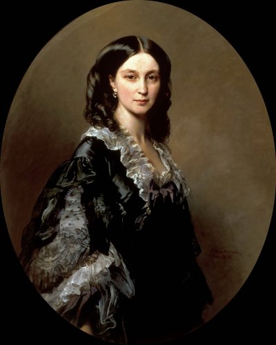 Portrait de la duchesse Elizaveta Alexandrovna Baryatinskaya, née princesse Chernysheva 1826-1902, 1858 - Franz Xaver Winterhalter