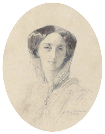 Portrait de la grande-duchesse Olga Nikolaïevna de Russie, reine de Wurtemberg - Franz Xaver Winterhalter