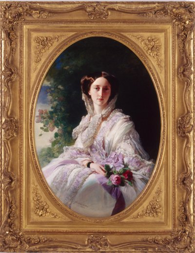 Portrait de la grande-duchesse Olga Nikolaïevna de Russie 1822-1892, reine de Wurtemberg, 1856 - Franz Xaver Winterhalter