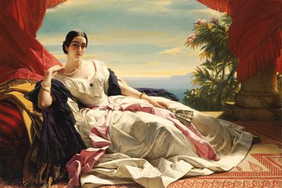 Portrait de Leonilla Ivanovna Baryatinskaya, princesse zu Sayn Wittgenstein - Franz Xaver Winterhalter