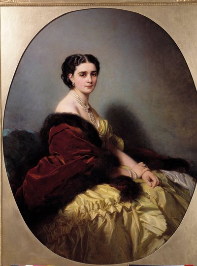 Portrait de Madame Narichkin (ou Narychkin ou Narichkina) - Franz Xaver Winterhalter