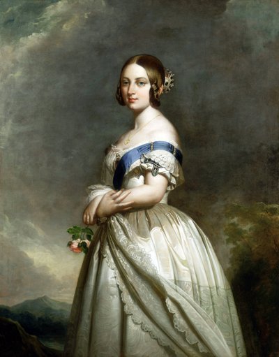 Portrait de la reine Victoria - Franz Xaver Winterhalter