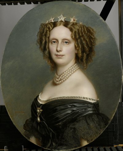 Portrait de Sophia Frederika Mathilda (1818-77), Princesse de Wurtemberg - Franz Xaver Winterhalter
