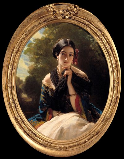 Portrait de la Princesse de Sayn Wittgenstein Sayn - Franz Xaver Winterhalter