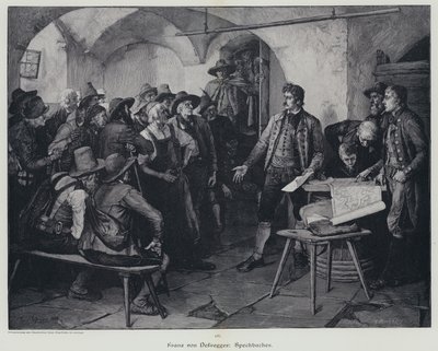Josef Speckbacher, chef de la rébellion du Tyrol contre la domination de Napoléon I - Franz von (after) Defregger