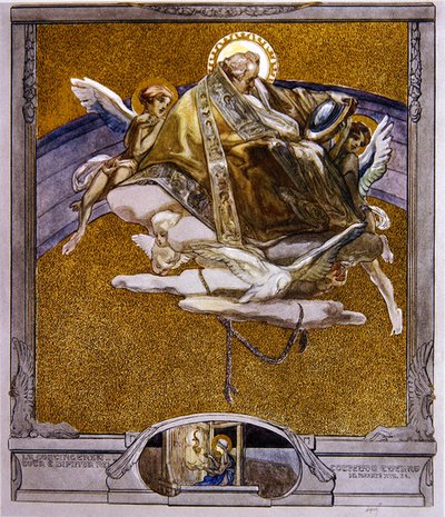 Illustration de la Divine Comédie de Dante, Paradis, Chant XVII - Franz von Bayros