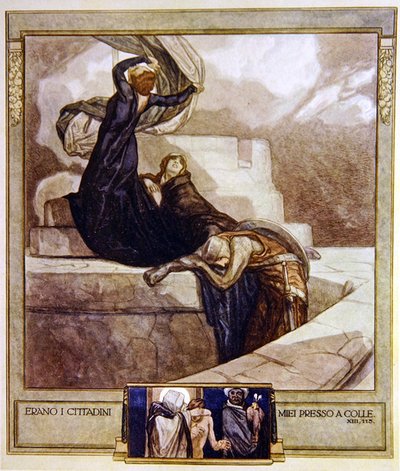 Illustration de la Divine Comédie de Dante, Purgatoire, Chant XIII: 115 - Franz von Bayros