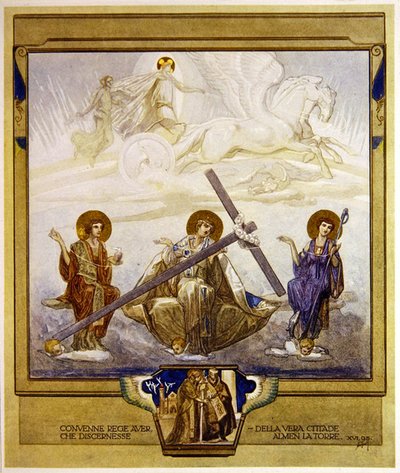 Illustration de la Divine Comédie de Dante, Purgatoire, Chant XVI: 95 - Franz von Bayros